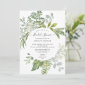 Forest Greenery Vrijgezellenfeest Kaart (Staand voorkant)