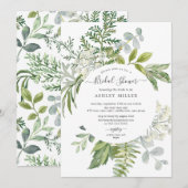 Forest Greenery Vrijgezellenfeest Kaart (Voorkant / Achterkant)