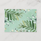 Forest Greenery Woodland Animals Diaper Raffle Informatiekaartje (Achterkant)