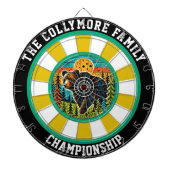 Forest Grizzly Beer met doel Dartbord (Voorkant)