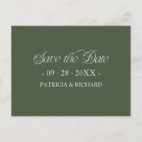 Forest Groen Minimalistische Typografie Bewaar de