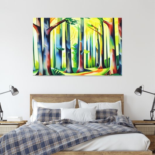 Forest Grove Canvas Print (Insitu (Slaapkamer))