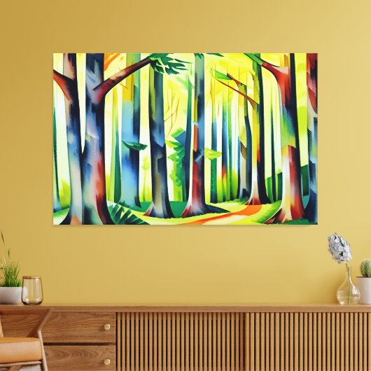 Forest Grove Canvas Print (Insitu (Woonkamer))