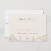 Forest Grove Wedding RSVP Kaart (Voorkant)