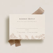 Forest Grove Wedding RSVP Kaart