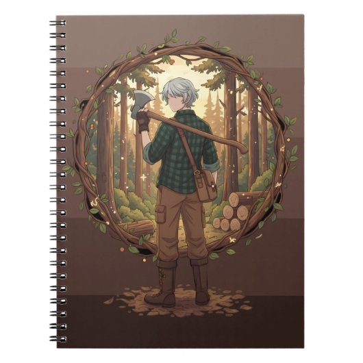 Forest Guardian Anime Notitieboek (Voorkant)