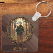 Forest Guardian Anime Sleutelhanger (Achterkant)