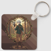 Forest Guardian Anime Sleutelhanger (Achterkant)