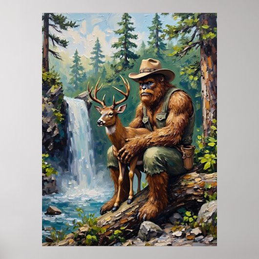 Forest Guardian: Bigfoot en zijn afdeling Poster (Voorkant)
