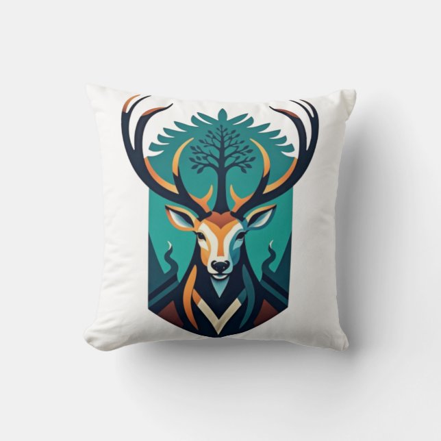 Forest Guardian: De geest van het hert Kussen (Voorkant)