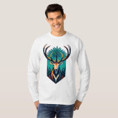 Forest Guardian: De geest van het hert T-shirt (Voorkant volledig)