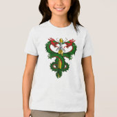 Forest Guardian Dragon Blade Tri-Blend Shirt (Voorkant)