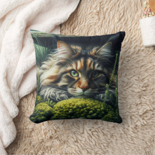 Forest Guardian Feline Kussen
