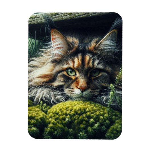 Forest Guardian Feline Magneet (Verticaal)