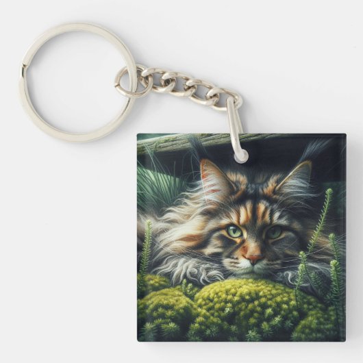 Forest Guardian Feline Sleutelhanger (Voorkant)