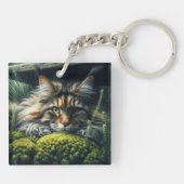Forest Guardian Feline Sleutelhanger (Achterkant)