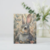 Forest Guardian - Het Grijze Konijn Briefkaart (Staand voorkant)