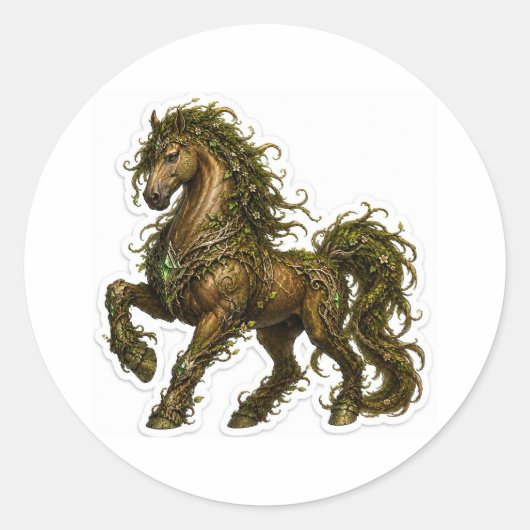 Forest Guardian Horse Sticker (Voorkant)