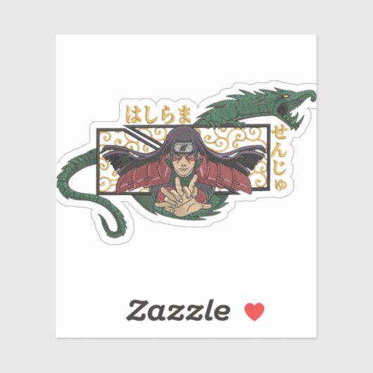 🌿 Forest Guardian Sticker – Anime-Inspired Warrio (Vel)