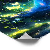 Forest Guardian van Moonlight meisje Poster (Hoek)