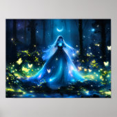 Forest Guardian van Moonlight meisje Poster (Voorkant)