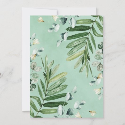 Forest Guess de juiste prijs Baby shower Game Kaar Kaart (Achterkant)