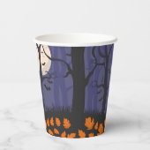 Forest Halloween Papieren Bekers (Achterkant)