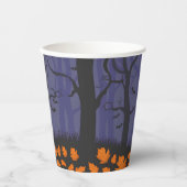 Forest Halloween Papieren Bekers (Voorkant)