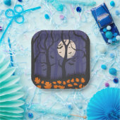 Forest Halloween Papieren Bordje (Feest)