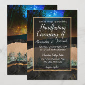 Forest handfasting uitnodiging (Voorkant / Achterkant)