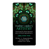 Forest Hearts Art Label (Voorkant)