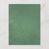 Forest Herbarium Geometrische bruiloft Gast Detail Informatiekaartje (Achterkant)