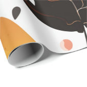 Forest Herfst: Woodland Leaf Patterns Cadeaupapier (Rol Hoek)