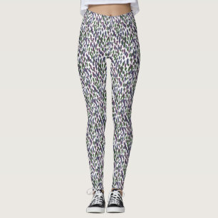 Forest Hill Paint Smudge over witte Leggings