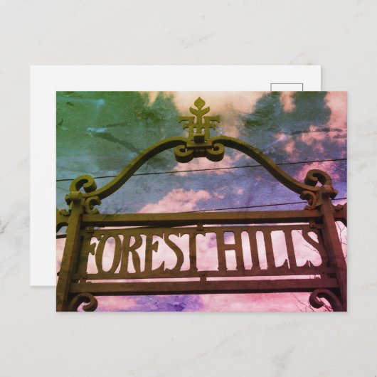 Forest Hills, Queens, NYC Briefkaart (Voorkant / Achterkant)