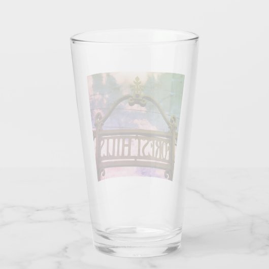 Forest Hills, Queens, NYC Glas (Achterkant)