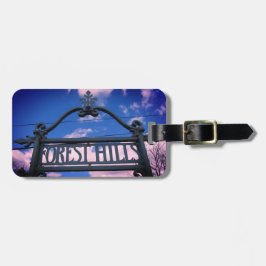 Forest Hills, Queens, NYC Square Bagagelabel