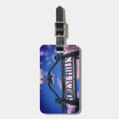 Forest Hills, Queens, NYC Square Bagagelabel (Voorkant verticaal)