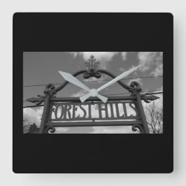 Forest Hills, Queens, NYC Vierkante Klok