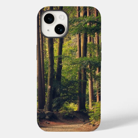Forest Hoesje-Mate Tough Apple iPhone 14 Hoesje (Achterkant)