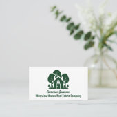 Forest Home Vastgoedmaatschappij Aangepaste Makela Visitekaartje (Staand voorkant)