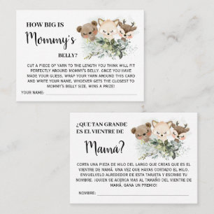 Forest How big is mammie belly game tweetalige kaa Plaatskaartje