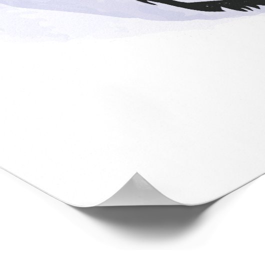 Forest Howling Wolf Art Lover Poster (Hoek)