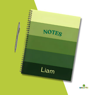 Forest Hues gepersonaliseerd spiraal Notitieboek