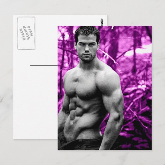 Forest Hunk Briefkaart (Voorkant / Achterkant)