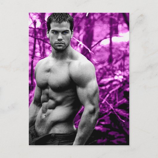 Forest Hunk Briefkaart (Voorkant)
