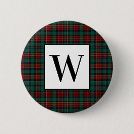 Forest Hunter Tartan Ronde Button 5,7 Cm