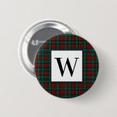 Forest Hunter Tartan Ronde Button 5,7 Cm (Voorkant /achterkant)