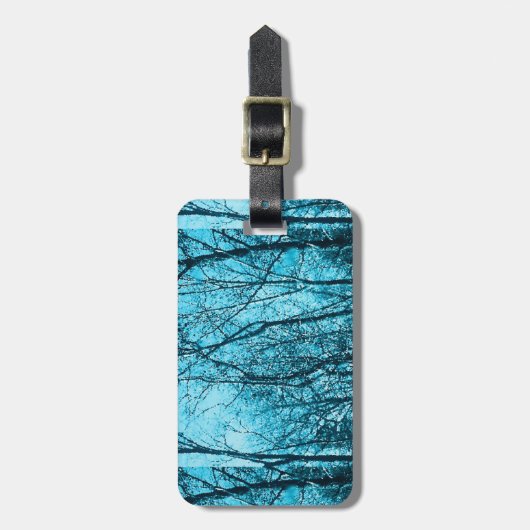 Forest In Azure Bagagelabel (Voorkant verticaal)