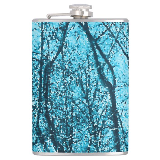 Forest In Azure Heupfles (Voorkant)